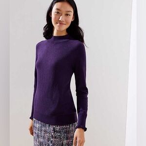New with Tags Loft Purple Sweater size XXS